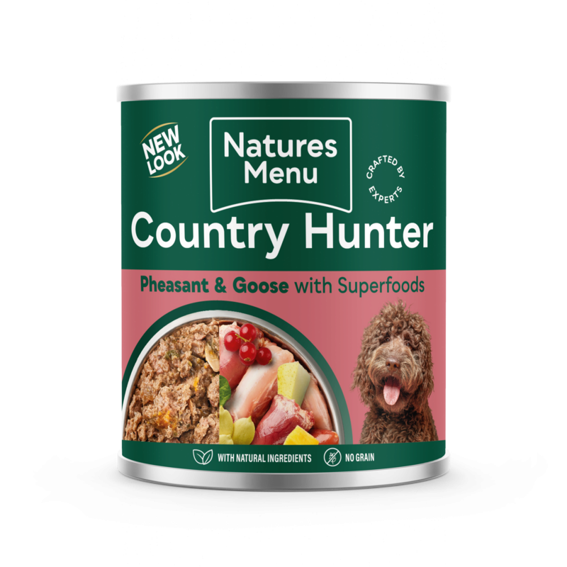 Country Hunter Dog Food Pheasant and Goose with Superfoods 6 x 600g