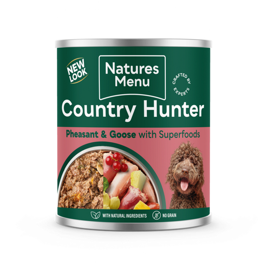 Country Hunter Dog Food Pheasant and Goose with Superfoods 6 x 600g
