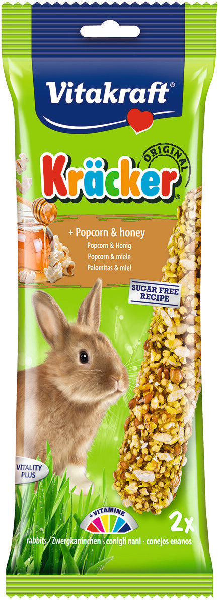 Vitakraft Rabbit Popcorn & Honey Kracker 112g - Case of 5