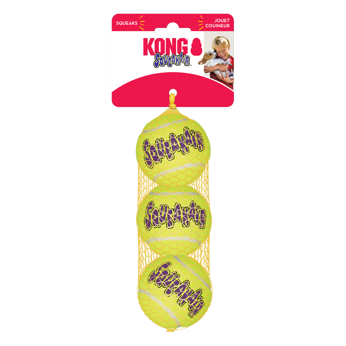 KONG Air Dog Squeaker Tennis Ball