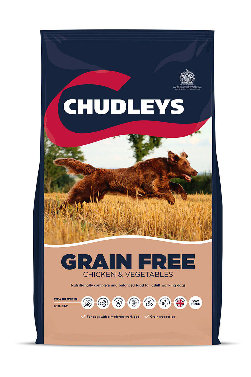 Chudleys Grain Free Chicken Complete Dog Food 15kg  + FREE P & P