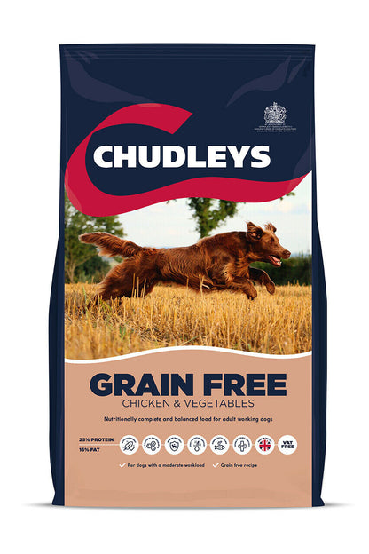 Chudleys Grain Free Chicken Complete Dog Food 15kg  + FREE P & P