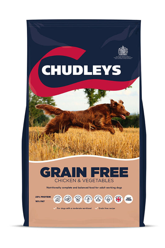 Chudleys Grain Free Chicken Complete Dog Food 15kg  + FREE P & P