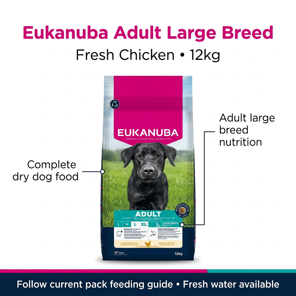 Eukanuba Adult Large Breed infographic