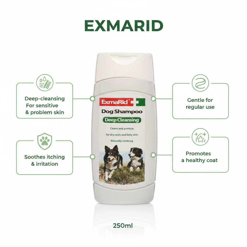 Exmarid Deep Cleansing Shampoo Infographic