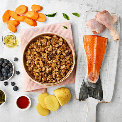 Naturo Can Adult Dog Grain & Gluten Free Salmon with Chicken in a Herb Jelly 12 x 390g