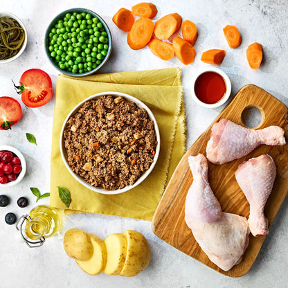 Naturo Adult Dog Tray Grain Free Chicken Potato & Veg 7 x 400g