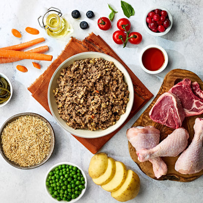 Naturo Adult Dog Tray Chicken Lamb Rice & Veg 7 x 400g