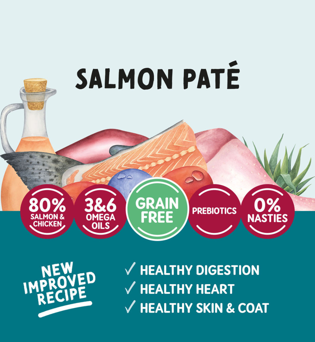 Naturo Adult Cat Pouch Salmon Pate 85g - Case of 12