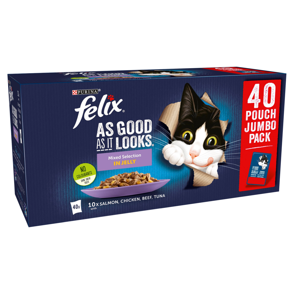 Felix AGAIL Pouch - Favourites Selection Multipack 100g x 40 pack