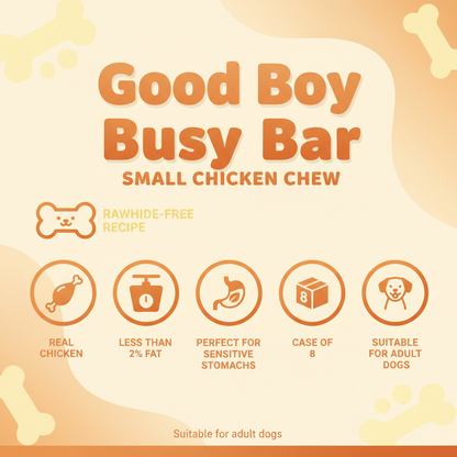 Good Boy Busy Bar Small Infographic