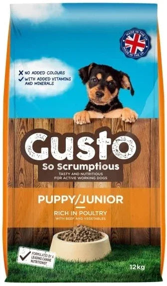 Gusto Puppy / Junior Food 12kg