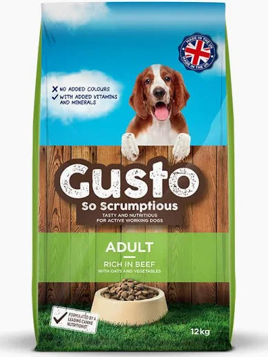 Gusto Adult Dog Dry Dog Food 12kg