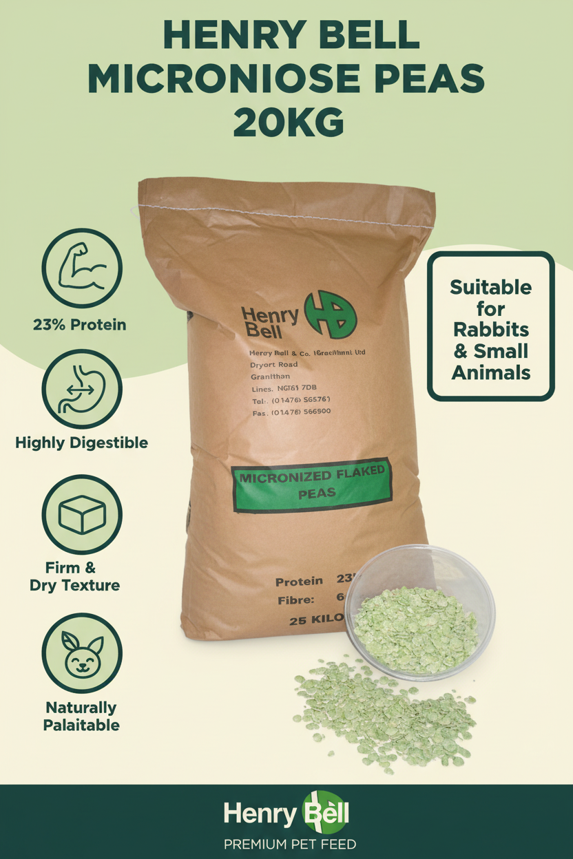 Henry Bell Micronised Peas Infographic