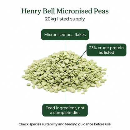 Henry Bell Micronised Peas infographic