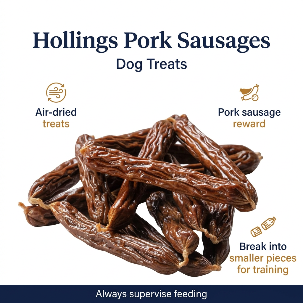 Hollings Pork Sausages infographic