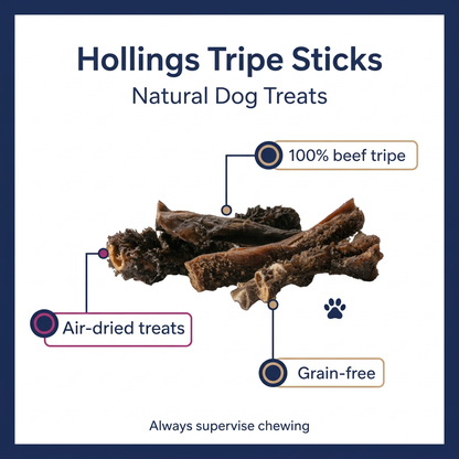 Hollings Tripe Sticks infographic