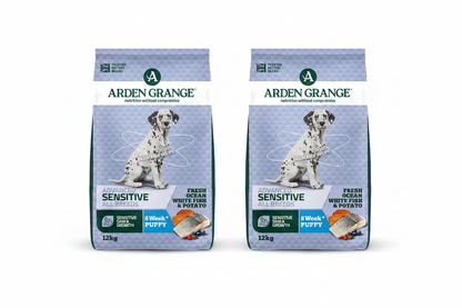Arden Grange Sensitive Puppy/Junior Grainfree Ocean White Fish & Potato