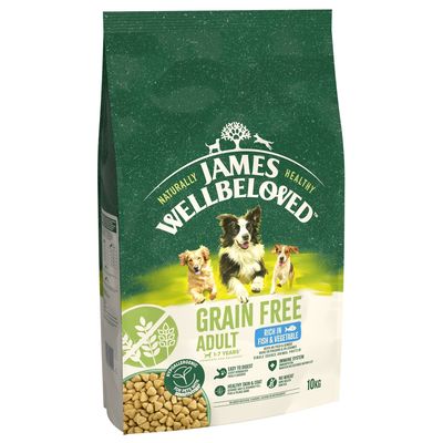 James Wellbeloved Grain-Free Adult Dog Hypoallergenic Fish & Vegetables 10kg