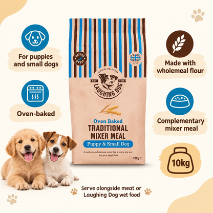 Laughing Dog Puppy & Small Dog Mixer Meal infographic draft