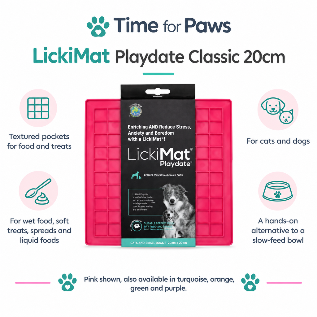 LickiMat Playdate Classic infographic draft