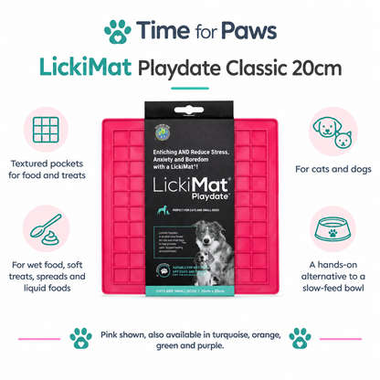 LickiMat Playdate Classic infographic draft