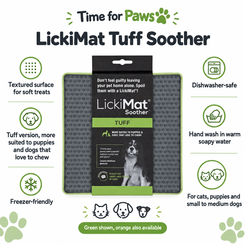 LickiMat Tuff Soother infographic draft