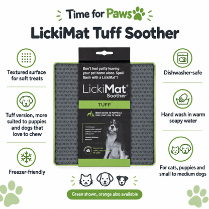 LickiMat Tuff Soother infographic draft