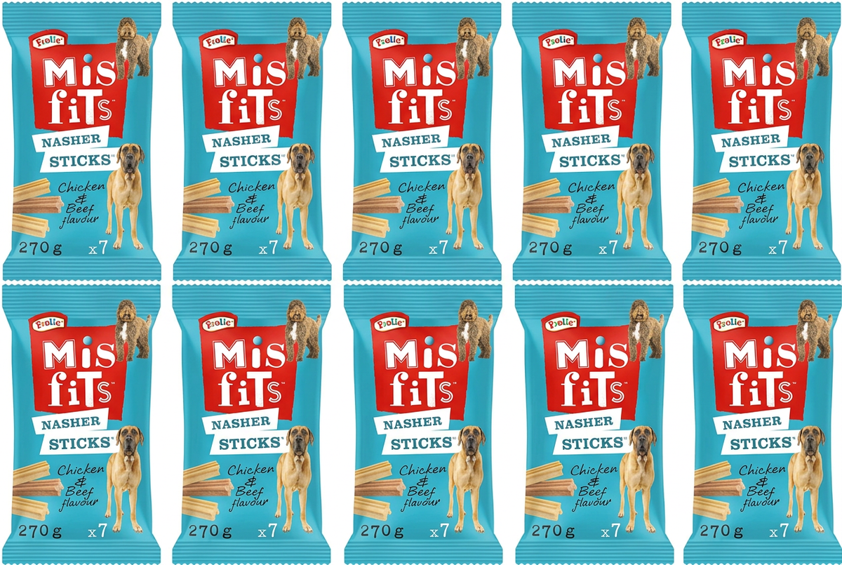 Misfits Nasher Sticks remake in two rows of five