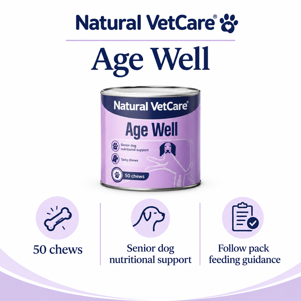 Natural VetCare Age Well infographic