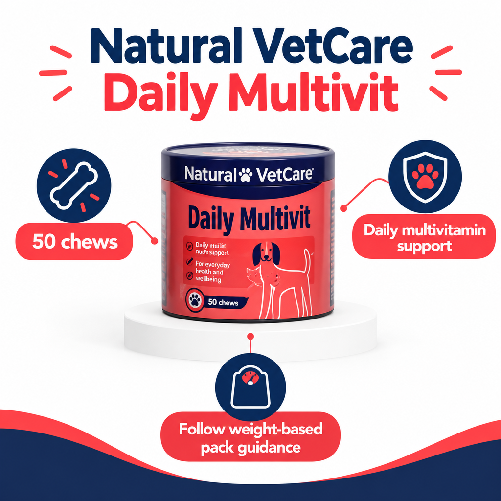 Natural VetCare Daily Multivit infographic