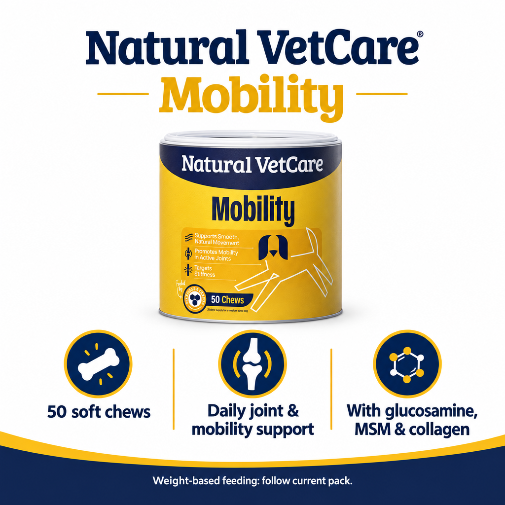 Natural VetCare Mobility infographic