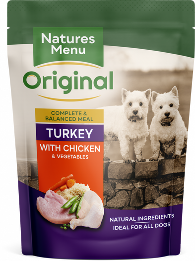 Natures Menu Pouch Original Turkey With Chicken & Vegetables 8 x 300g
