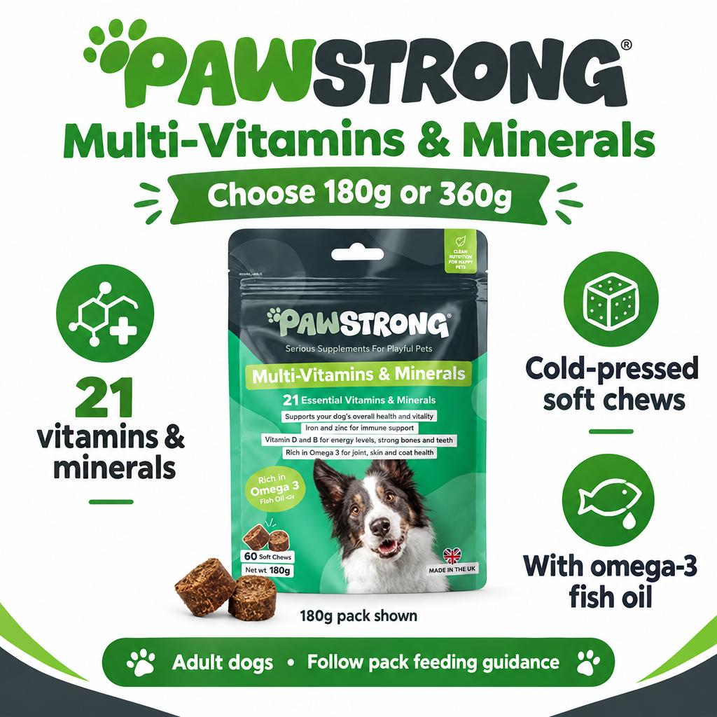 PawStrong Multi-Vitamins and Minerals size options