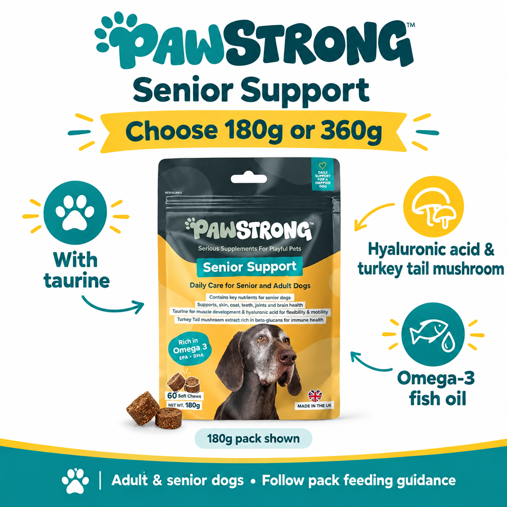 PawStrong Senior Support size options