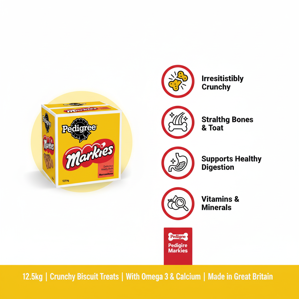 Pedigree Markies Original 12.5kg Infographic