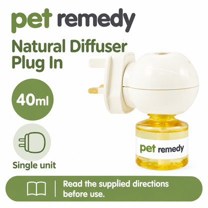 Pet Remedy 40ml plug-in diffuser infographic preview