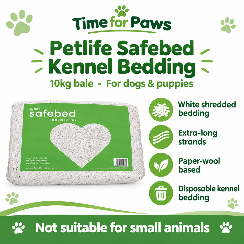 Petlife Safebed Kennel Bedding 10kg infographic