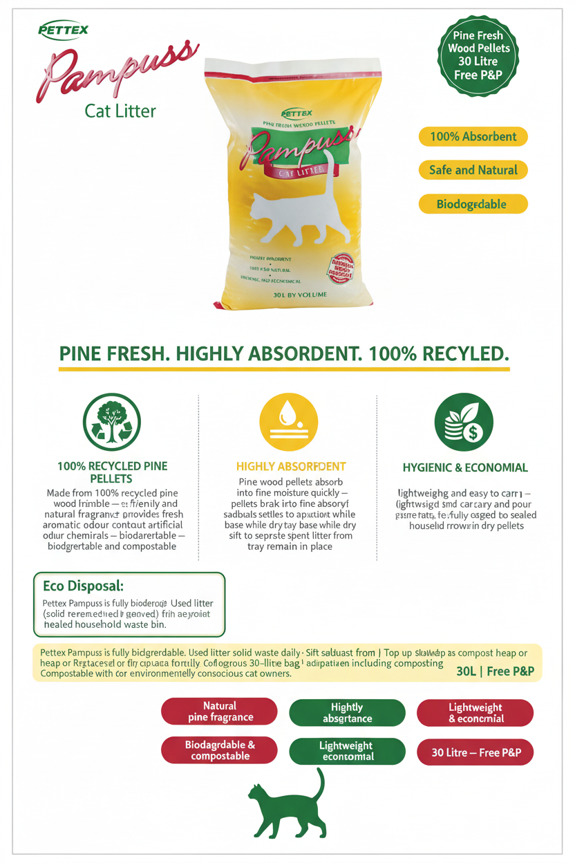 Pettex Pampuss Woodbase Infographic