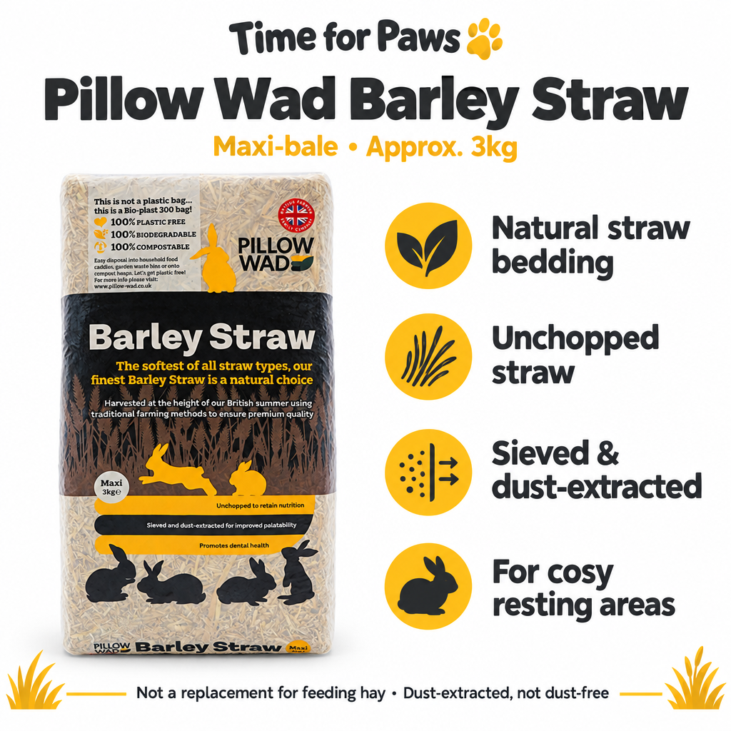 Pillow Wad Barley Straw Maxi-Bale benefits infographic