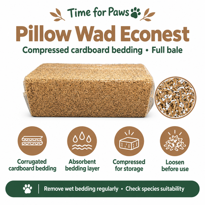 Pillow Wad Econest Full Bale bedding infographic