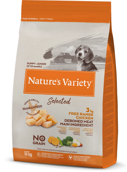 Natures Variety Dog - Selected Dry Puppy Junior Chicken 10kg