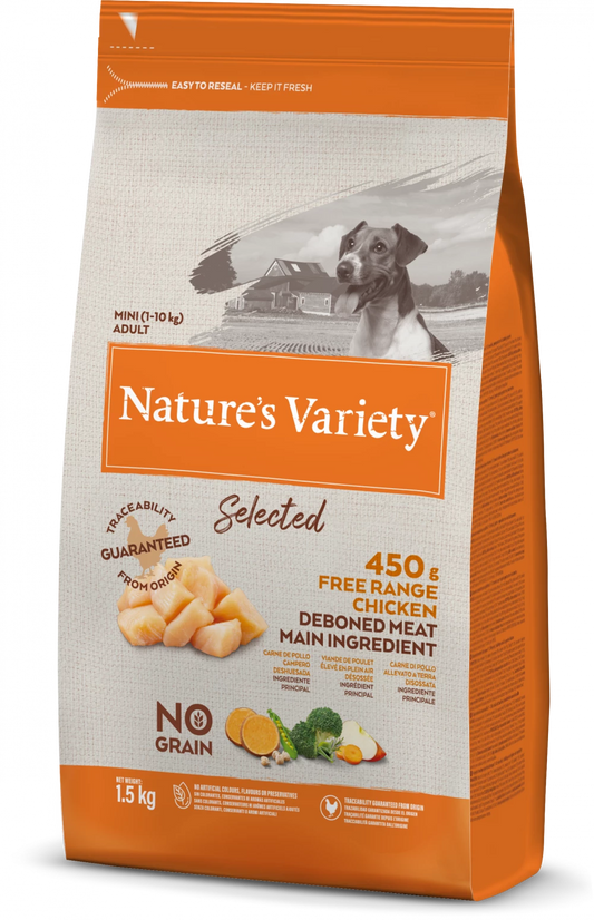 Natures Variety Selected Dry Mini Adult Dog Chicken 1.5kg