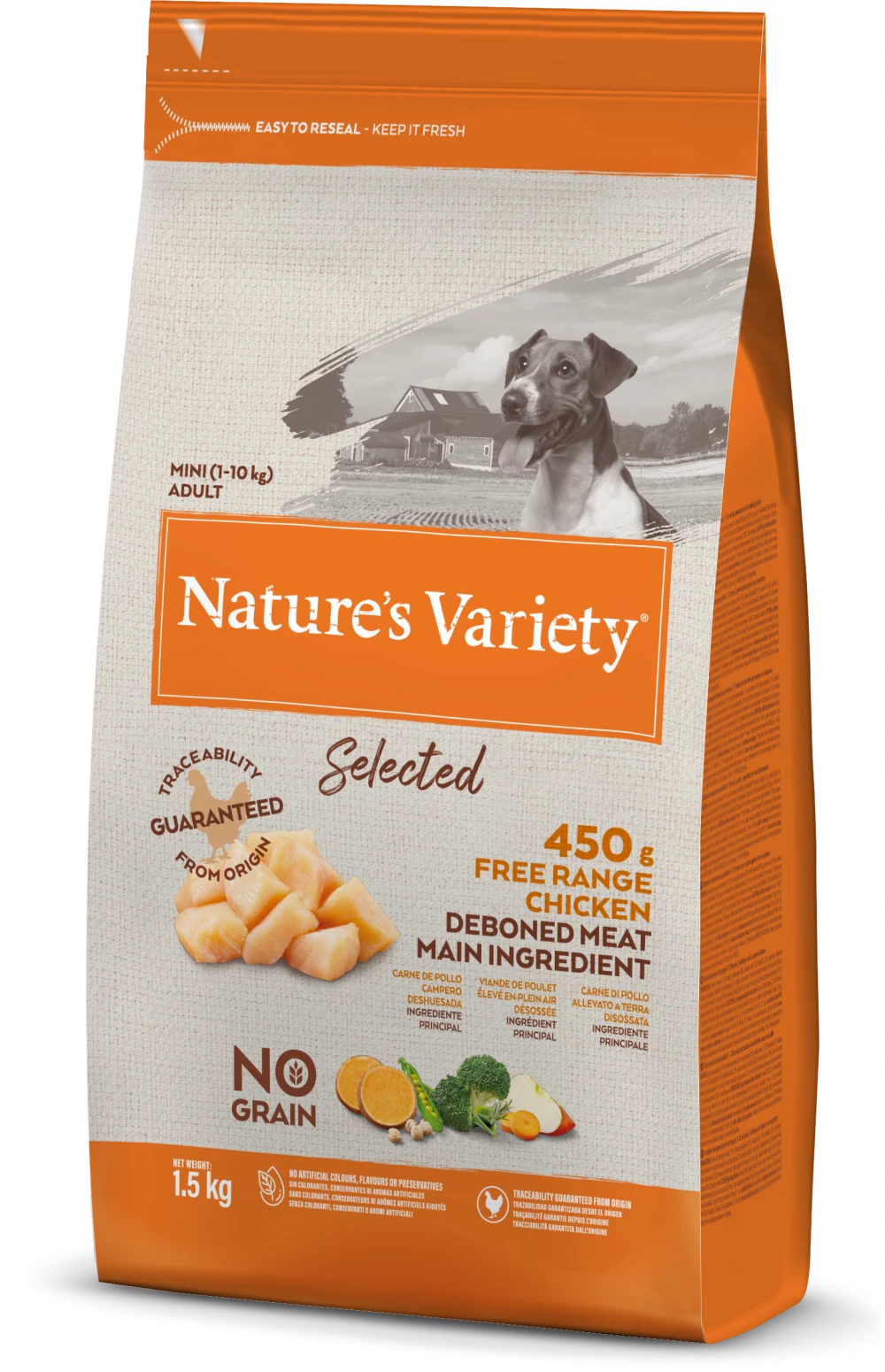 Natures Variety Selected Dry Mini Adult Dog Chicken 1.5kg