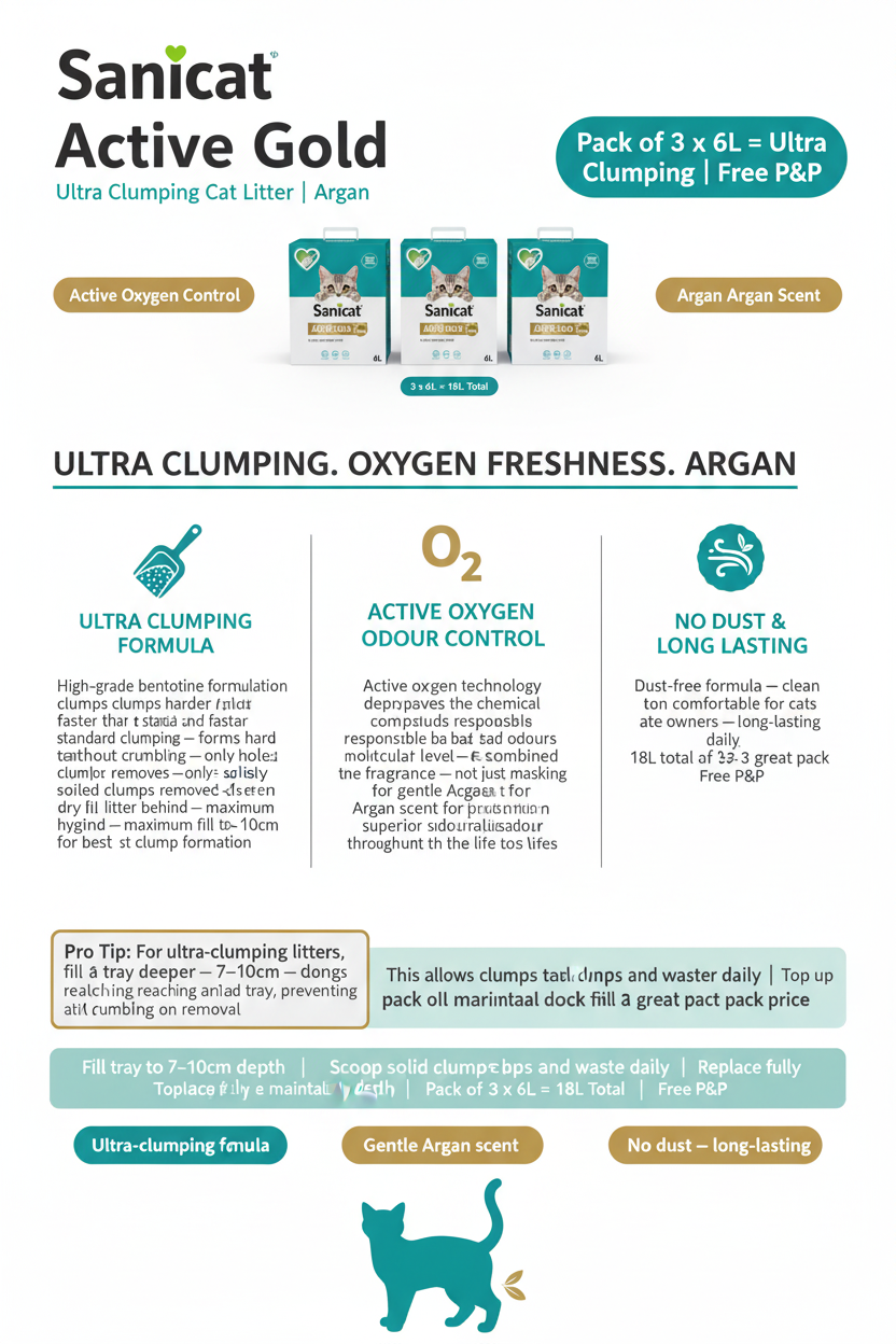 Sanicat Active Gold Infographic