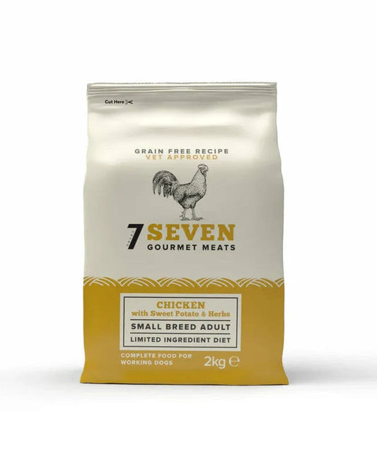 Seven Dog - Adult Small Breed Chicken with Sweet Potato & Herbs Grain Free 2kg
