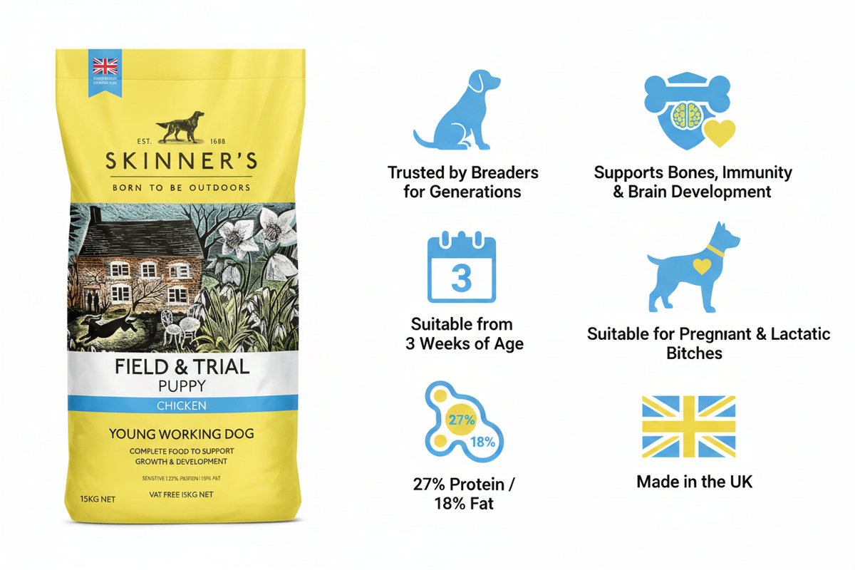 Skinners Puppy Chicken Infographic