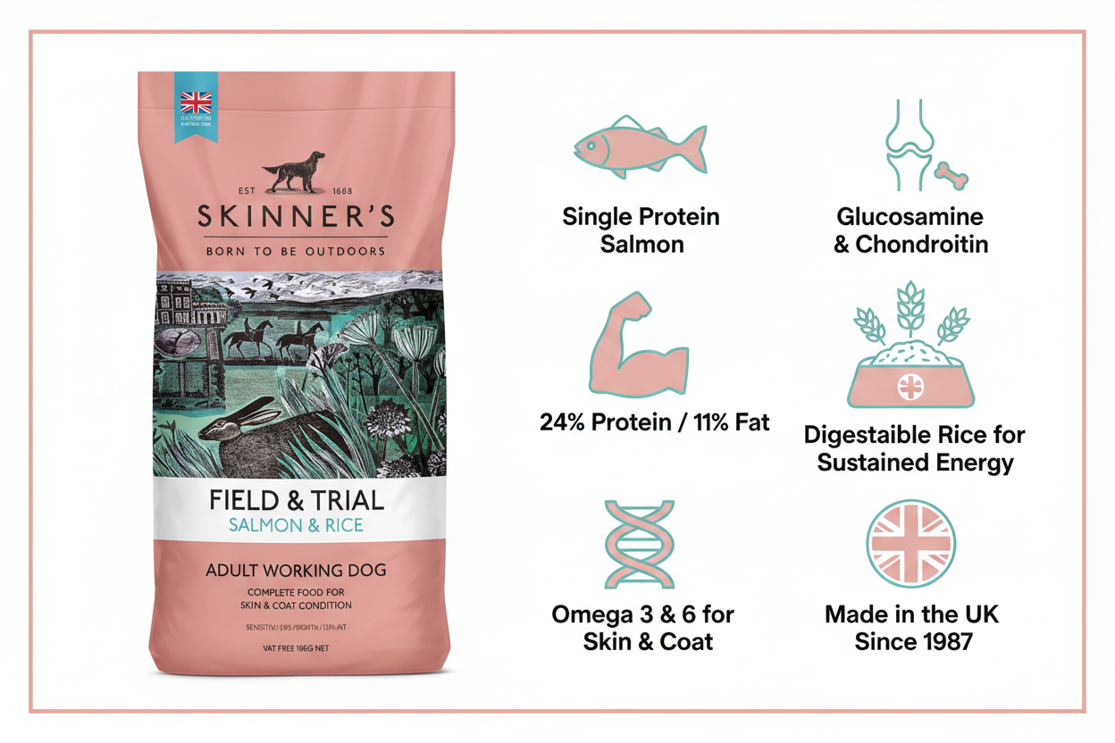 Skinners Salmon & Rice Infographic
