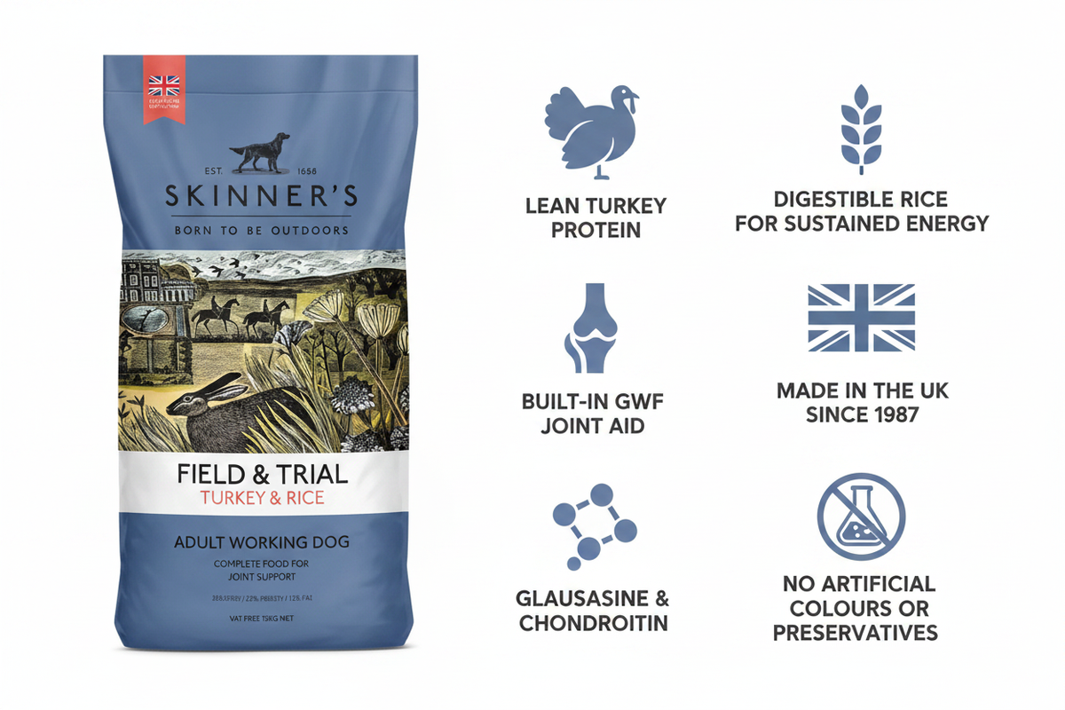 Skinners Turkey Rice & Joint Aid Infographic