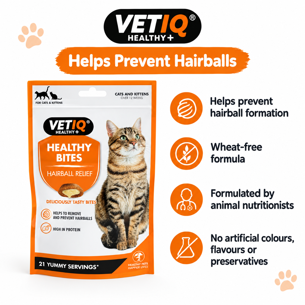 VETIQ Hairball Remedy infographic